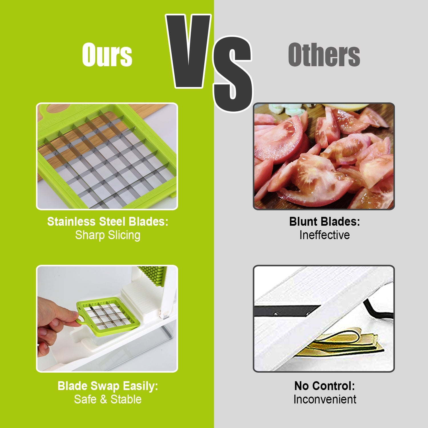 12-in-1 Vegetable Chopper & Slicer Set with Container