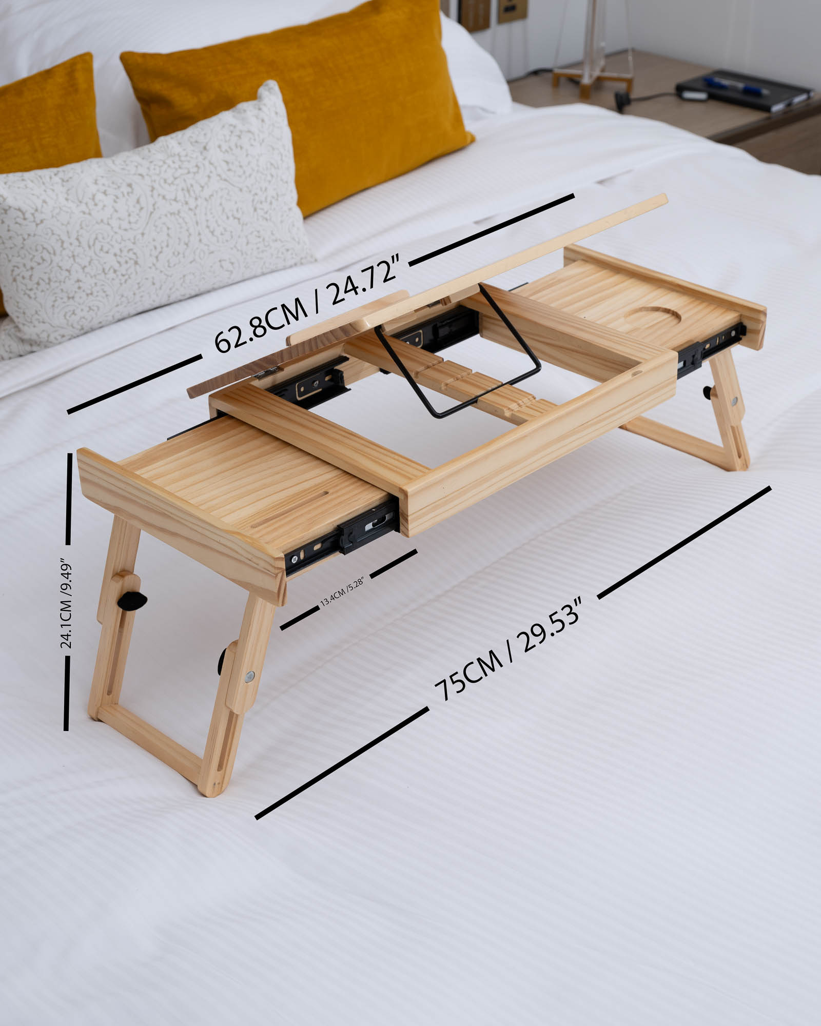 Foldable Laptop Table — Lightweight Portable Desk for Home & Office