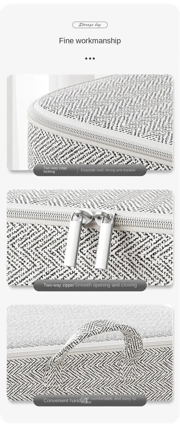 110L Large Capacity Storage Organizer — Foldable Non-Woven Fabric Box